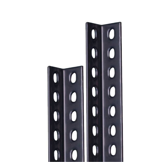Ángulo multi perforado con recubrimiento de PVC marca REPSA Yellow Coat.
