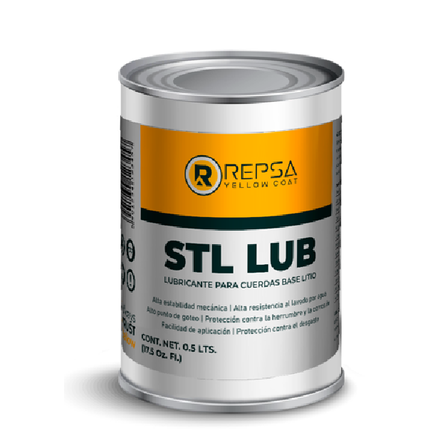 Compuesto lubricante para cuerdas base litio para tubería y accesorios marca REPSA Yellow Coat.