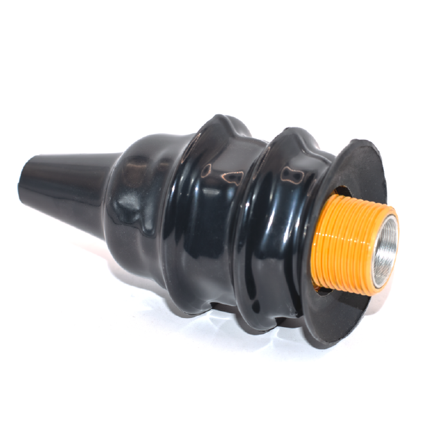 Conector TMC con recubrimiento de PVC para cable armado marca REPSA Yellow Coat.